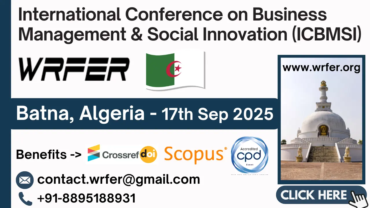 Business Management and Social Innovation Conference in Algeria